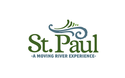 St. Paul logo - A moving river experience